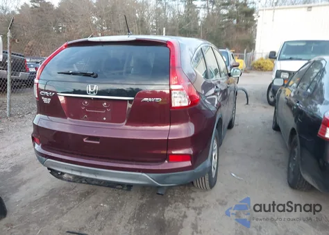 2015 Honda Cr-V Lx from USA, damaged, VIN 5J6RM4H30FL054109